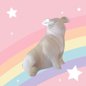 Charming Ceramic Pig