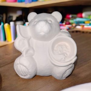 Teddy Bear with bucket and spade